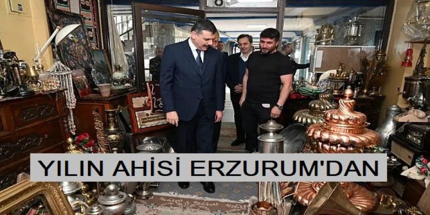 Erzurum Valisi Çiftçi'den 'Yılın Ahisi'ne ziyaret