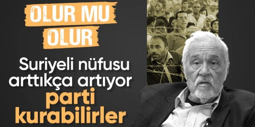 İlber Ortaylı endişelendiği konuyu açıkladı: Suriyeliler parti kurabilir