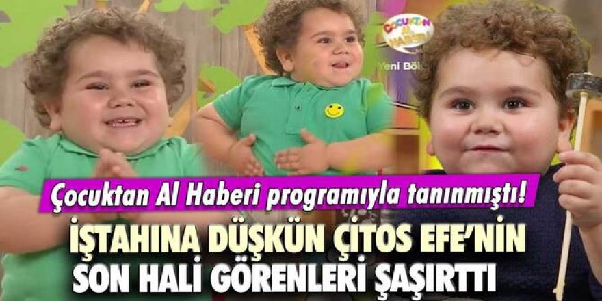 Erzurumlu Çitos Efe'nin son hali