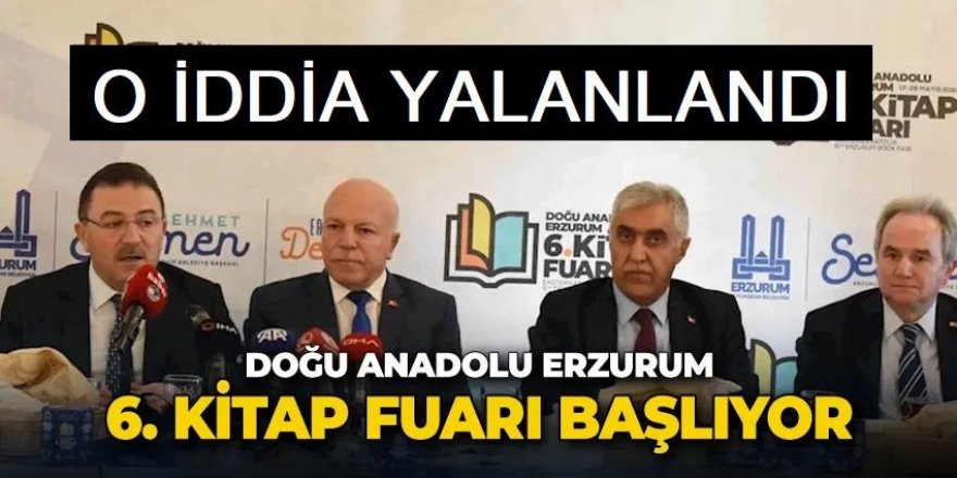 Erzurum Büyükşehir Belediyesi'nden o iddialara yanıt: Tüm kitap evleri davet edildi