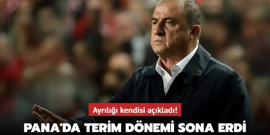 Ayrılığı kendisi açıkladı! Panathinaikos'ta Fatih Terim dönemi sona erdi