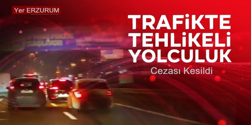 Erzurum Polisi gereğini yaptı!