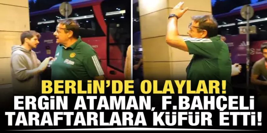 Ergin Ataman ile Fenerbahçeli taraftarlar arasında gerginlik!