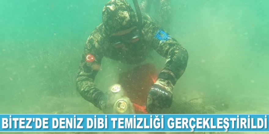 DENİZ DİBİ TEMİZLİĞİ BİTEZ’DE