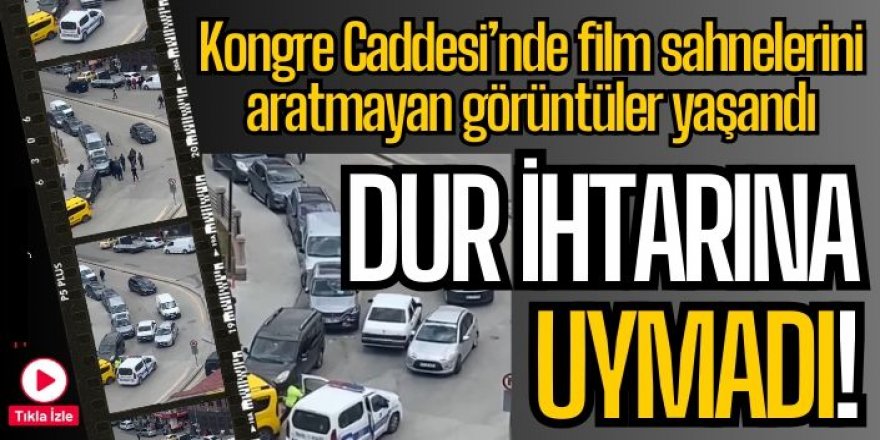 Erzurum'da hareketli saatler: Ters yöne girdi çarpıp kaçtı!