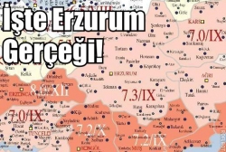 Türkiye'nin deprem haritası!
