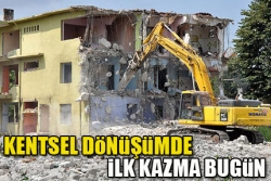 İlk kazma bugün!