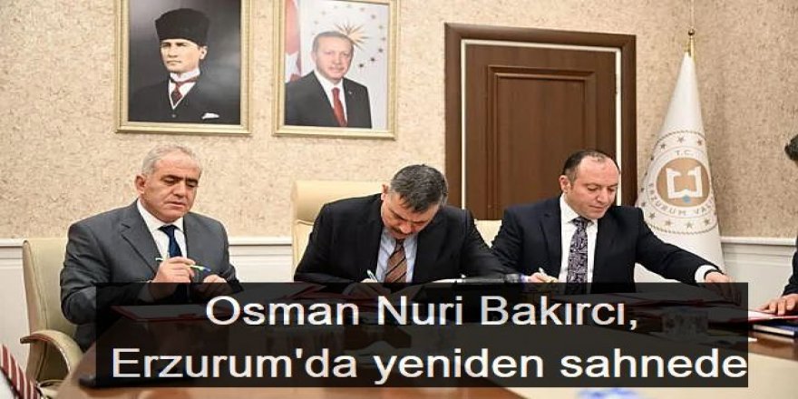 Osman Nuri Bakırcı yeniden sahnede: 2 Okul yapacakmış