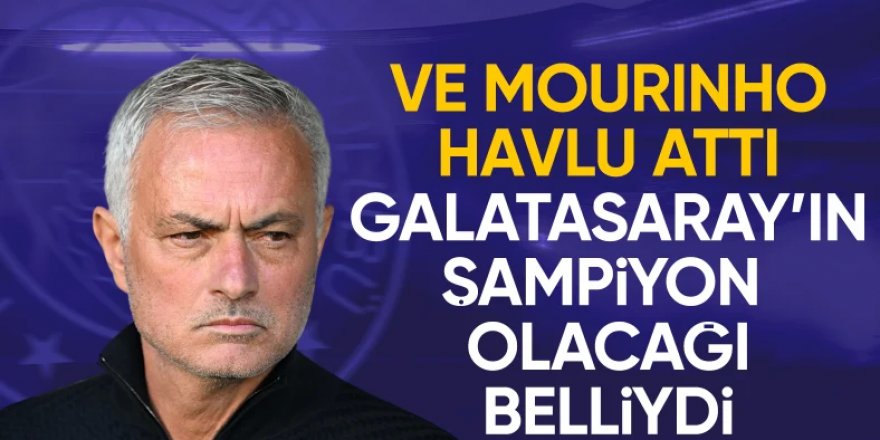 Jose Mourinho: Ligin sonucu daha lig başlamadan belirlenmişti