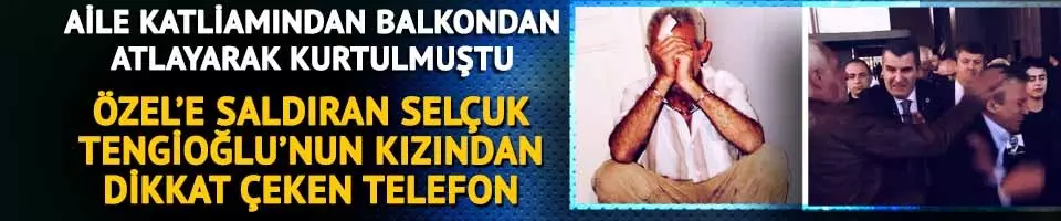 Aile katliamından balkondan atlayarak kurtulmuştu!