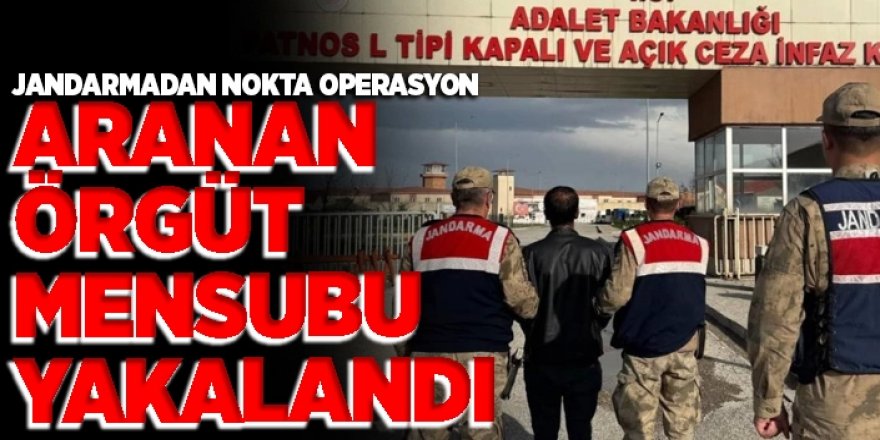 Erzurum'da firari PKK'lı terörist yakalandı!