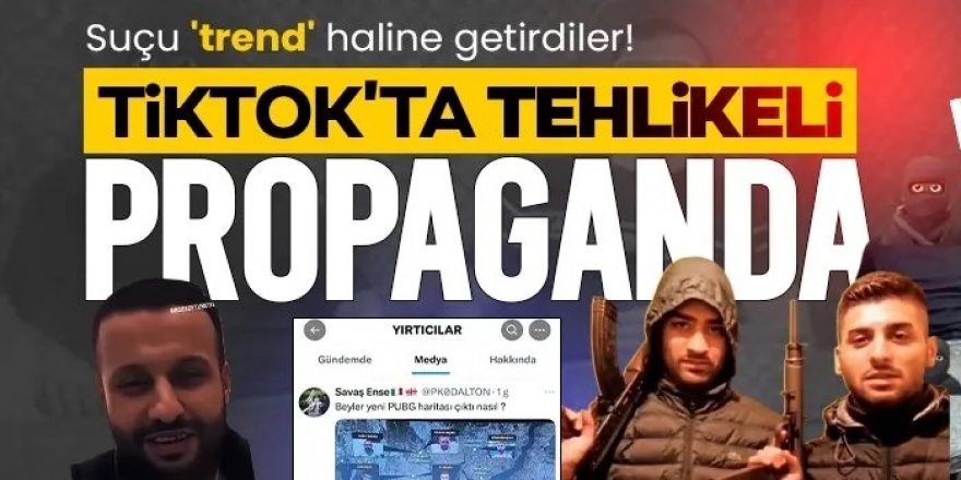 TikTok'ta tehlikeli propaganda: Suçu 'trend' haline getirdiler!