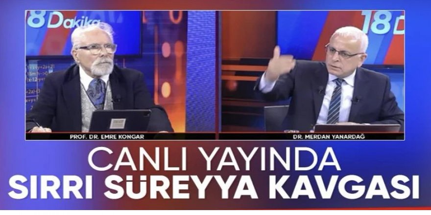 Merdan Yanardağ ve Emre Kongar arasında Sırrı Süreyya Önder tartışması