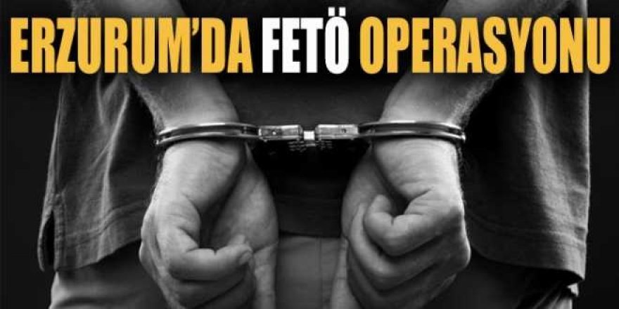 FETÖ’nün mahrem yapılanmasına Erzurum ve 6 ilde operasyon: 7 gözaltı