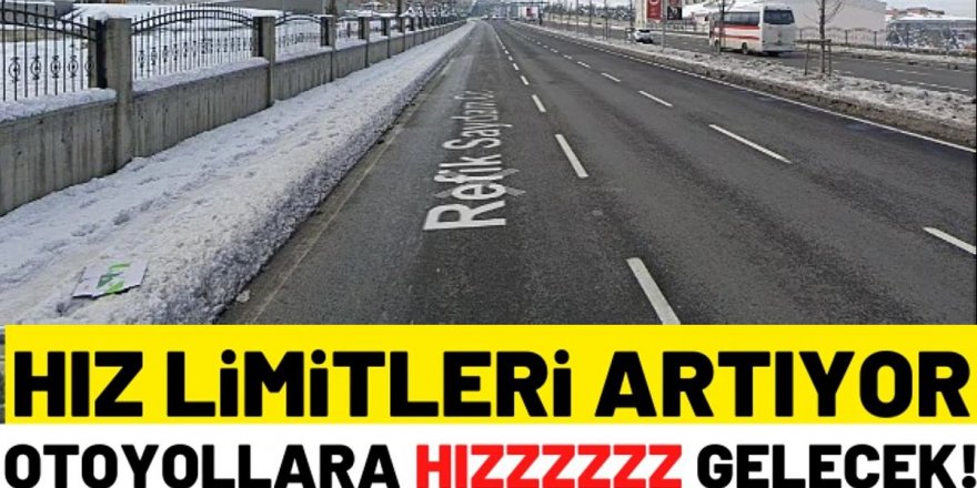 Erzurum'da o yolun hız sınırı güncellendi