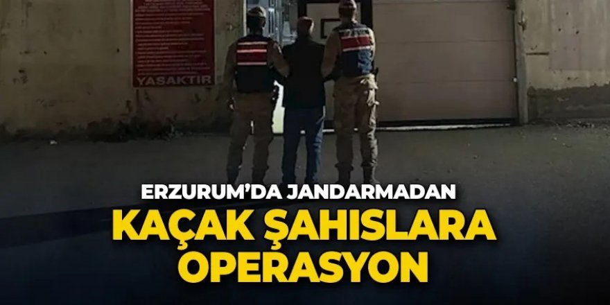 Erzurum'da jandarmadan kaçamadılar: 92 kişi yakalandı