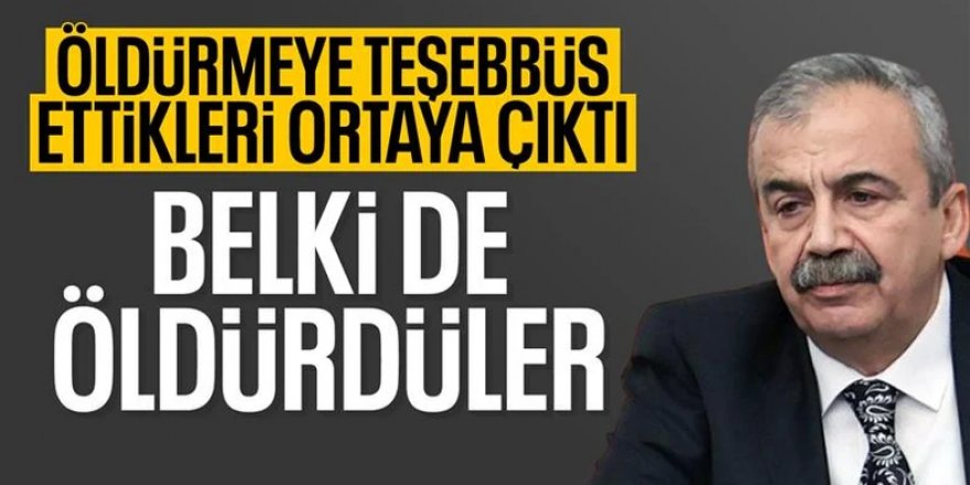 DEM Parti doğruladı: Sırrı Süreyya Önder'e suikast girişiminde bulunulmuş