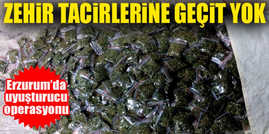 Erzurum'da zahir tacirlerine darbe: 1 kişi tutuklandı