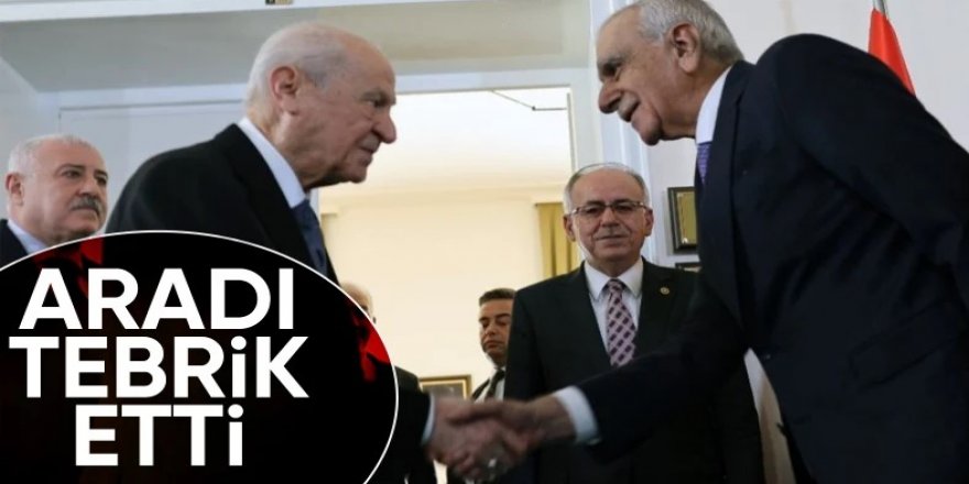 Bahçeli'den Ahmet Türk'e tebrik telefonu