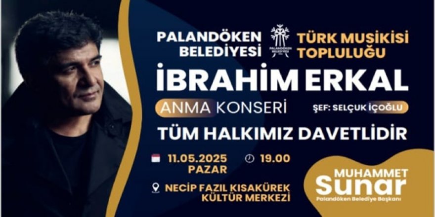 İbrahim Erkal'a vefa konseri