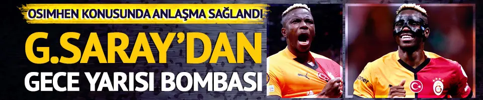 Galatasaray'dan gece yarısı Victor Osimhen bombası!