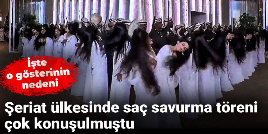 BAE'de Trump'ı Nasha'at geleneğiyle karşıladılar!