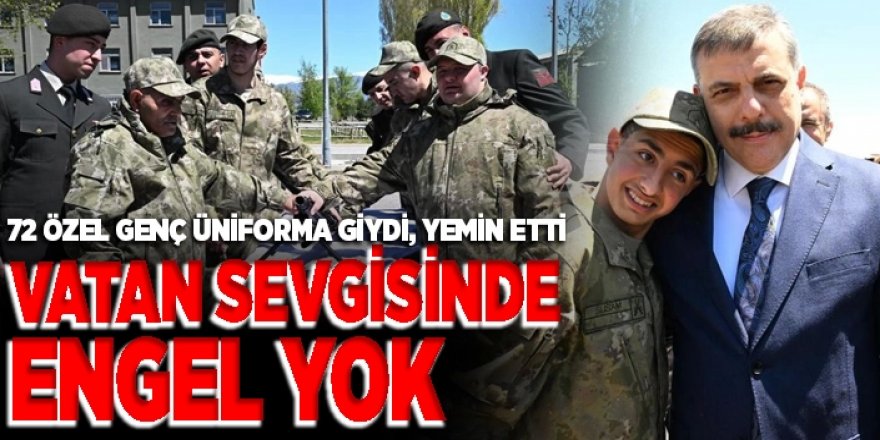 Özel Bireyler Bir Günlüğüne Çakı Gibi Asker Oldu