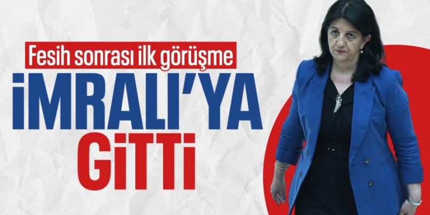 DEM'den PKK'nın fesih kararından sonra İmralı'ya ilk ziyaret