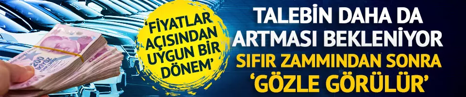 Sıfırdaki zamdan sonra 'gözle görülür' diyerek açıkladı