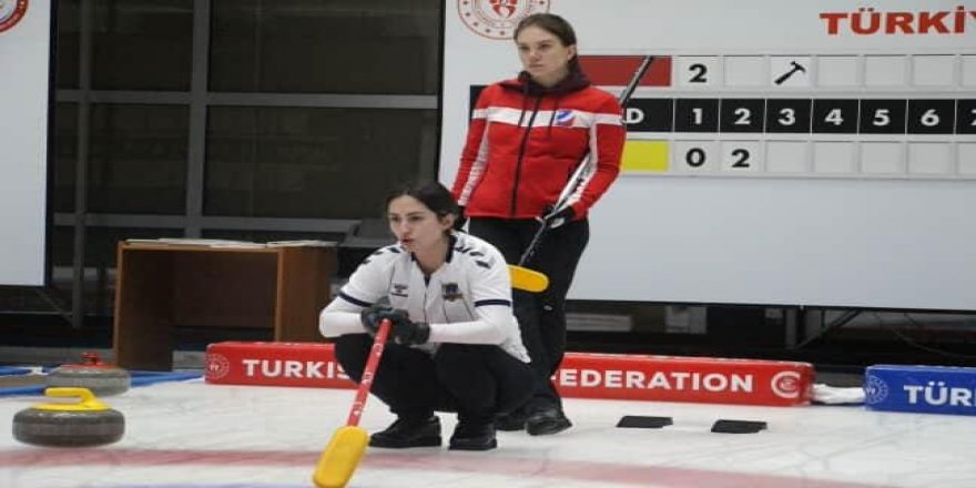 Erzurum uluslararası curling turnuvasına ev sahipliği yaptı