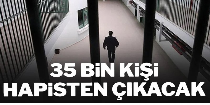35 bin kişi hapisten çıkacak, tarih belli oldu