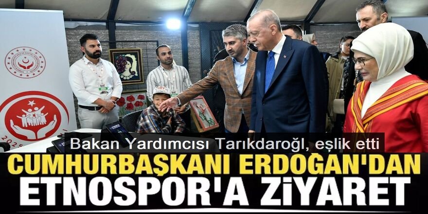 Tarıkdaroğlu, Cumhurbaşkanı Erdoğan’a Etnospor Festivali’nde Eşlik Etti