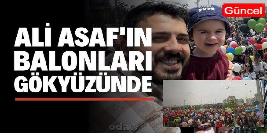 Gökyüzü balonla doldu: Kanseri yenen Ali Asaf'ın dileği gerçek oldu!