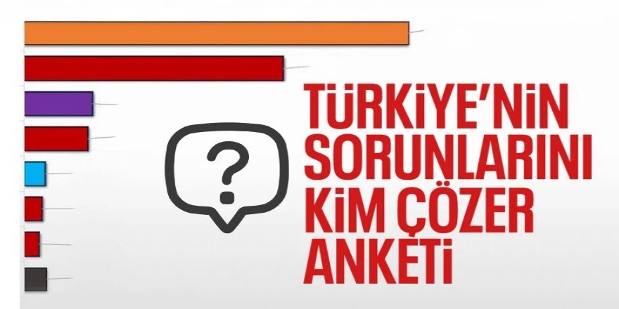 Asal Araştırma'dan 'Türkiye'nin sorunlarını kim çözer' anketi