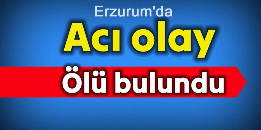 Erzurum'da acı olay: Temizlik yapan 61 yaşındaki kadın hayatını kaybetti