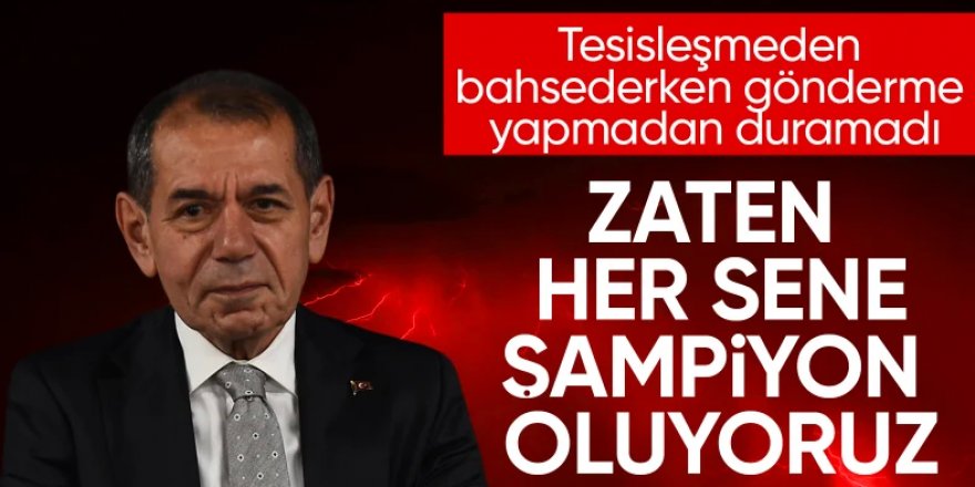 Dursun Özbek: Şampiyonluklara alıştık