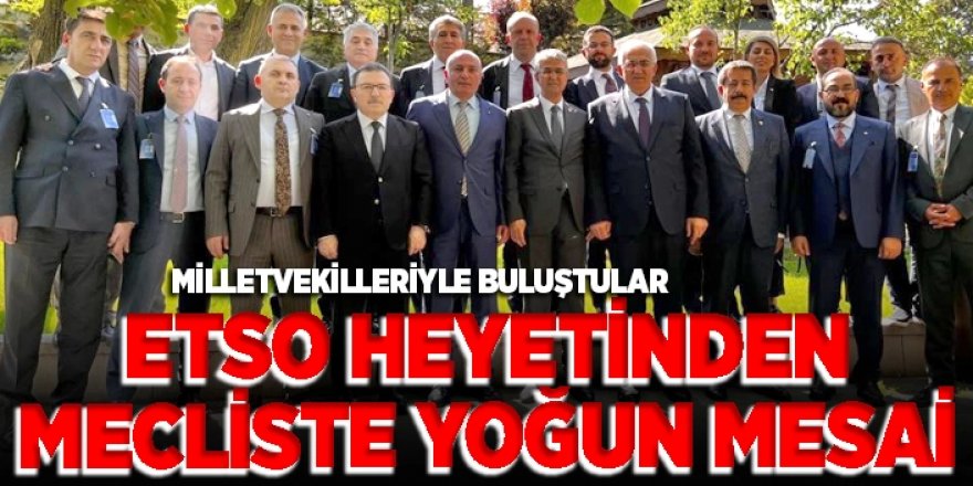 ETSO heyete mecliste: Erzurum'un sorunlarını anlattılar