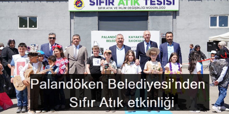 Palandöken Belediyesi Destekledi, İlkokul Öğrencileri Geri Dönüşüm Sergisi Açtı