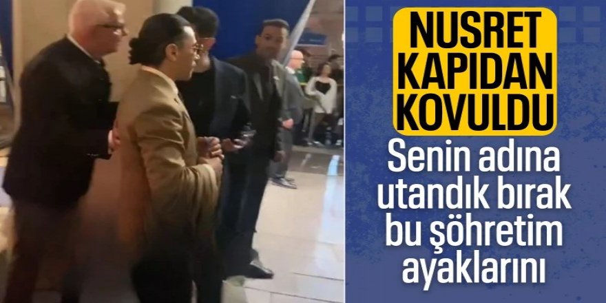 Nusret, Şampiyonlar Ligi partisinden kovuldu: İtişmeler yaşandı