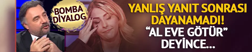 Oktay Kaynarca'dan doğru yanıtı veremeyen yarışmacıya bomba tepki! "Al eve götür şimdi"