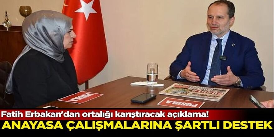 Erbakan'dan Pusula'ya özel açıklamalar: Yeni Anayasaya şartlı destek