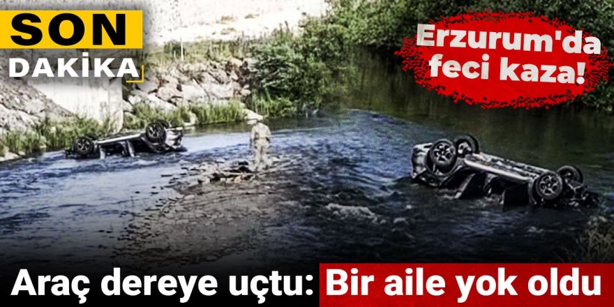 Erzurum'da Bir aile yok oldu... Vali Çiftçi'den kaza açıklaması