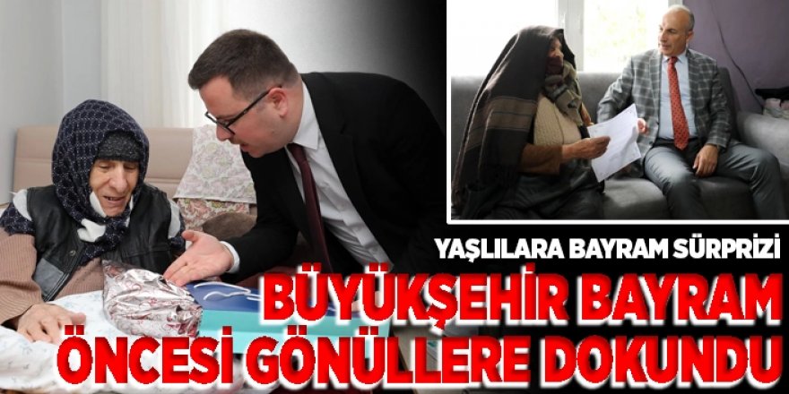 Erzurum'da Büyükşehir bayram öncesi gönüllere dokundu