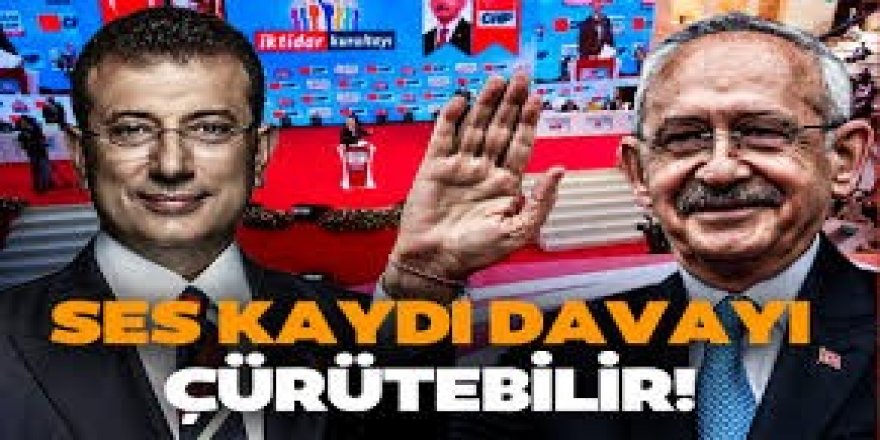 CHP’de kulisleri sallayan ses kaydı!