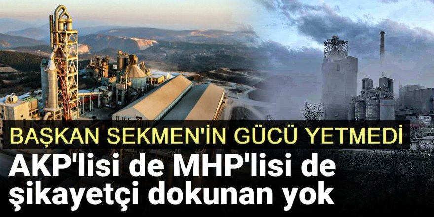 AKP'lisi de MHP'lisi de şikayetçi dokunan yok