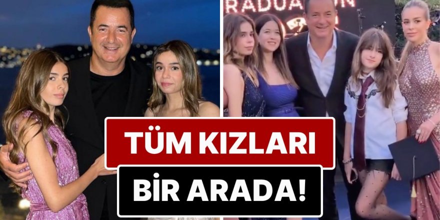 Erzurumlu Acun Ilıcalı'nın kızları tek karede sosyal medyayı yıktı