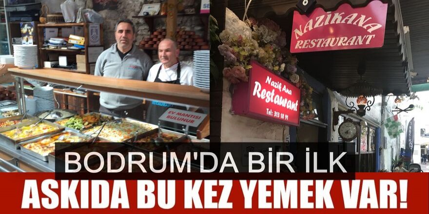Bodrum'da bir ilk: Askıda yemek var