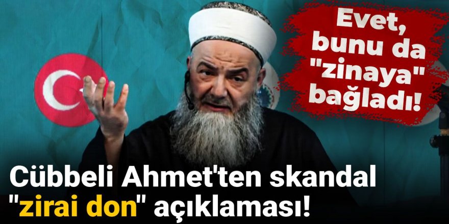 Cübbeli Ahmet'ten skandal "zirai don" açıklaması!