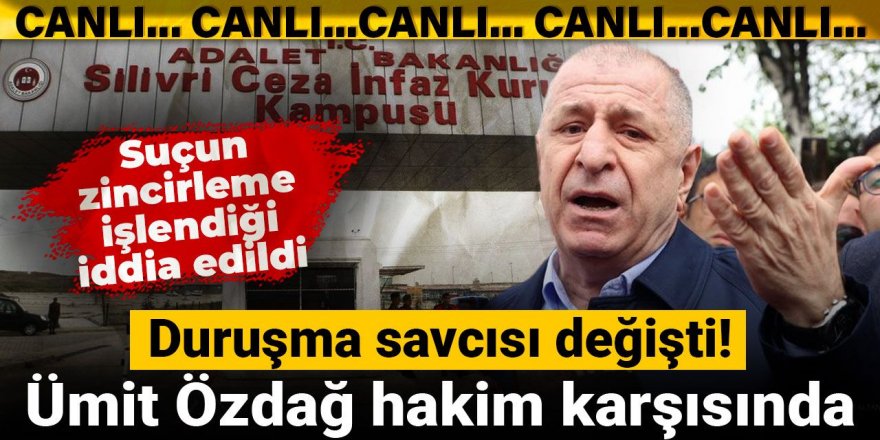 Ümit Özdağ tahliye edilecek mi? Altı gün sonra yine hakim karşısında