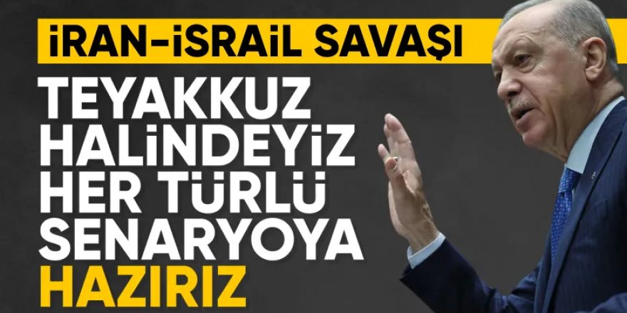 Cumhurbaşkanı Erdoğan'dan İsrail'e tepki